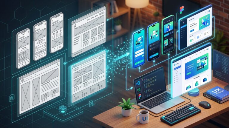 Bài 2: Vẽ Khung Giao Diện Wireframe: Cách Cho AI Nhìn Thấy Bản Vẽ Trước Khi Đặt Gạch Xây Tường